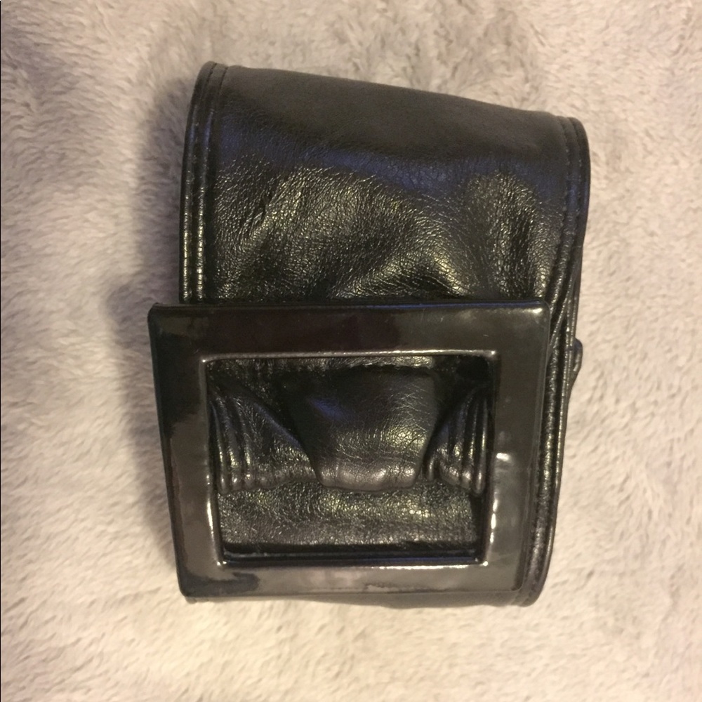 Macy’s Black Faux Leather Sash Belt